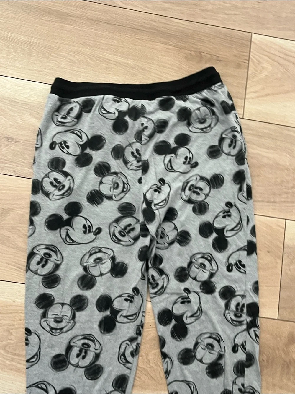 Disney Grey & Black Mickey Mouse Jogger Pants - Picture 4 of 4